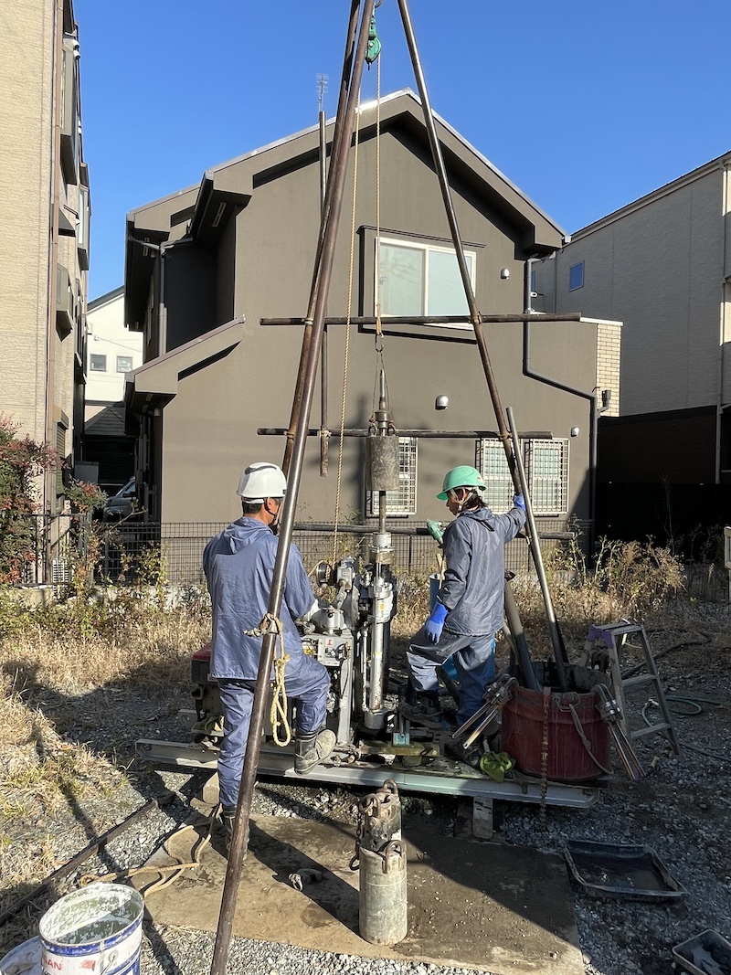 地盤調査ボーリング調査