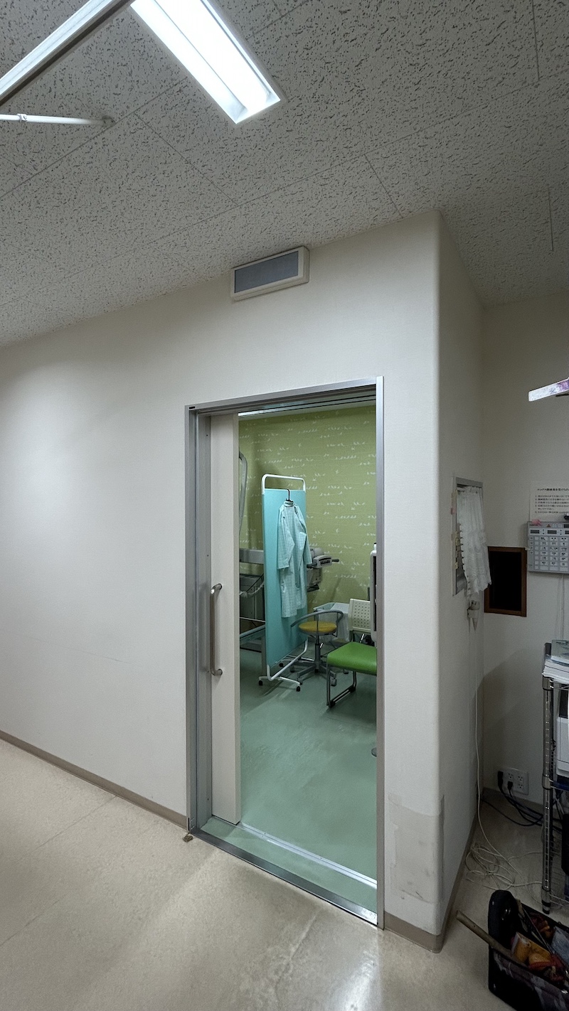 X線室遮蔽引戸整形外科内科