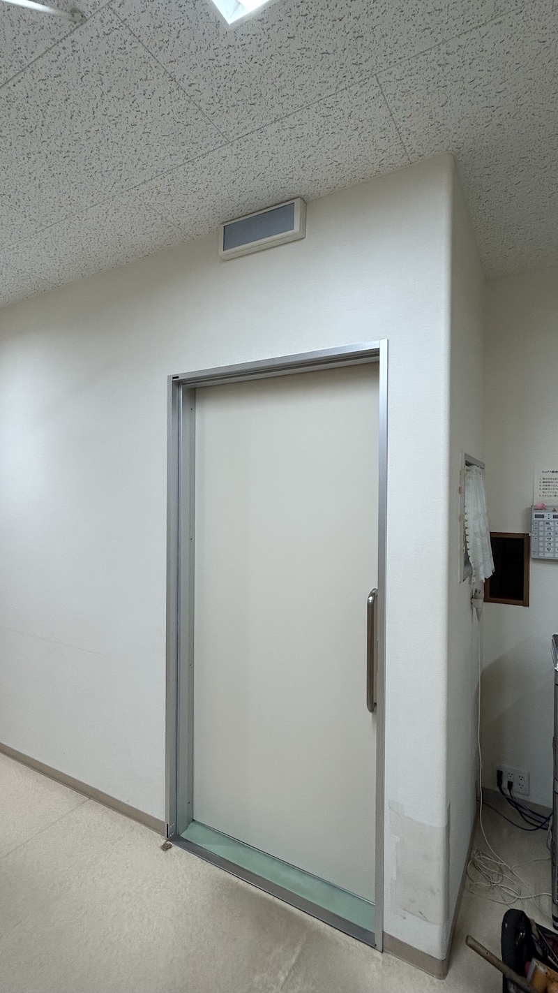 X線室遮蔽引戸整形外科内科