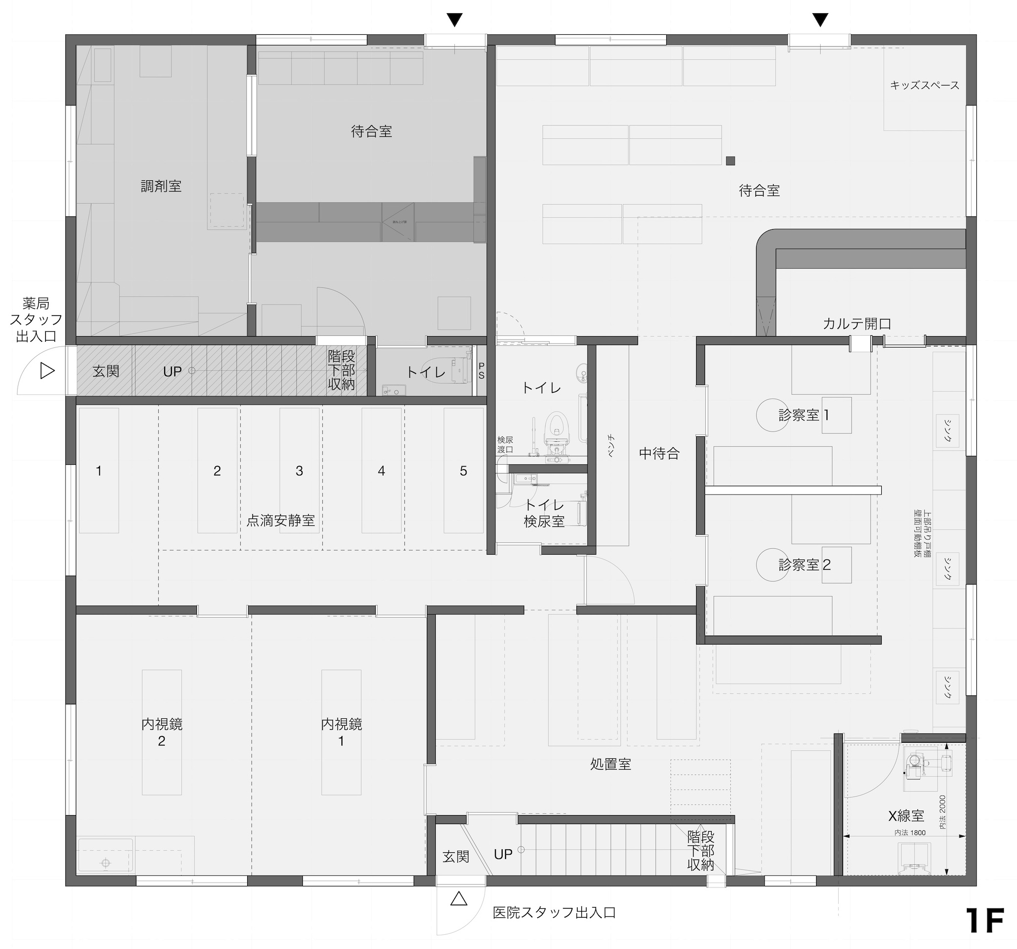 ますだ内科クリニック間取りプラン平面図